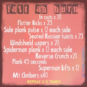 Fast Ab Burn