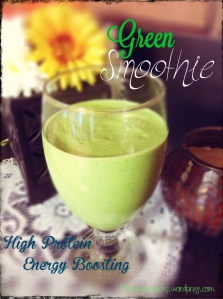 Green Smoothie-- High Protein & Energy Boosting