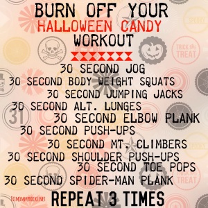 Burn Off Your Halloween Candy Workout