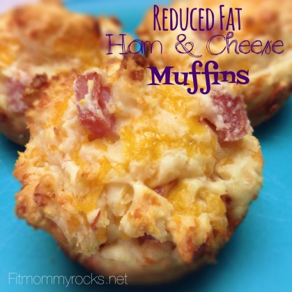 Reduced Fat Ham &amp; Cheese Muffins