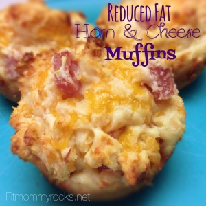 Reduced Fat Ham & Cheese Muffins
