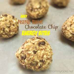 Peanut Butter Chocolate Chip Energy Bites