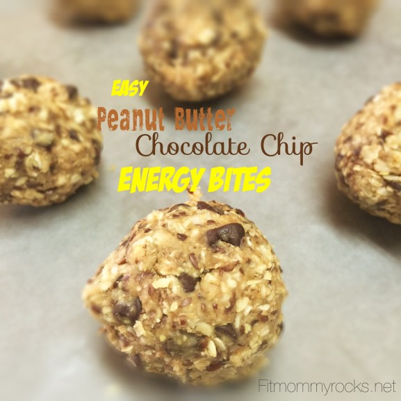 Peanut Butter Chocolate Chip Energy Bites