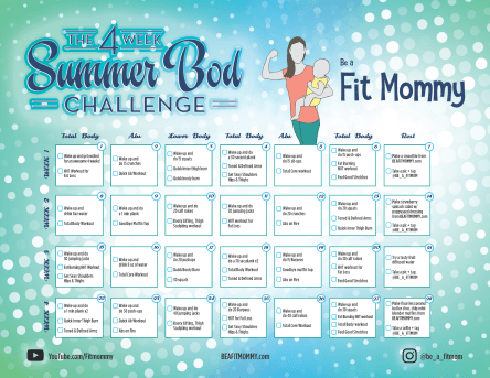 4 week summer bod challenge