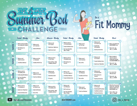 4 week summer bod challenge