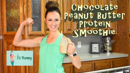 Chocolate Peanut Butter Protein Smoothie Thumbnail-1